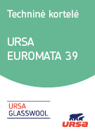 techninė kortelė URSA EUROMATA 39