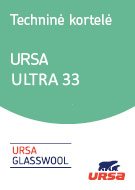 techninė kortelė URSA ULTRA 33